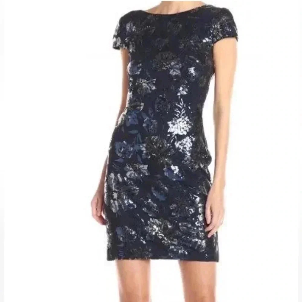 Calvin klein sequence dress size 4‎